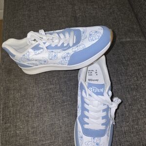 Disney Stitch Blue and White Sneakers